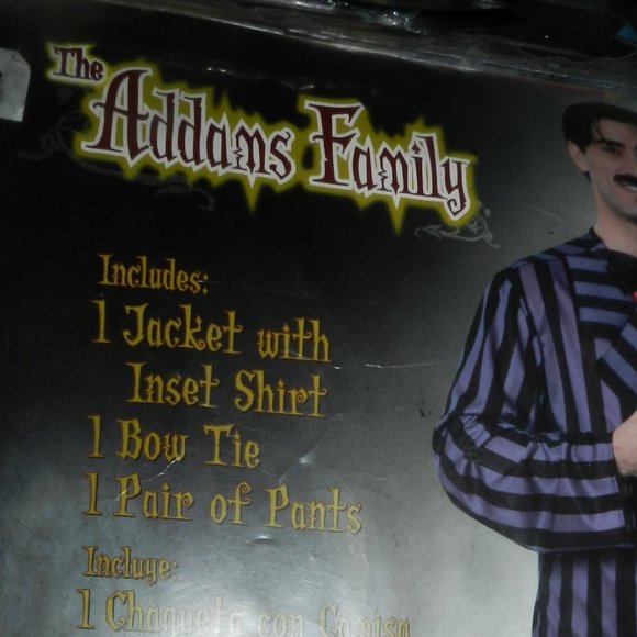 Deluxe Gomez The Addams Family Costume Mens size 36-38 NWT 🆕SHIPS FAST😮‍💨⚡🚚 - Picture 7 of 16